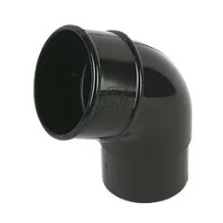 FloPlast 112.5° Round Offset Bend Black 68mm