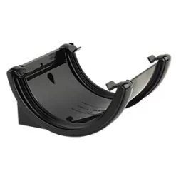 FloPlast Half Round Union Bracket Black 112mm