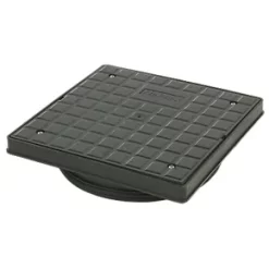 FloPlast Push-Fit Square Mini Access Chamber Cover & Frame 300mm