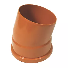 FloPlast Push-Fit 15° Single Socket Bend 160mm