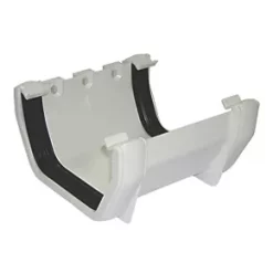 FloPlast Square Union Bracket White 114mm