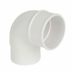 FloPlast 92.5° Round Offset Bend White 68mm