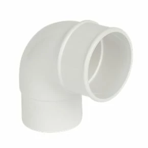 FloPlast 92.5° Round Offset Bend White 68mm
