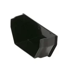 FloPlast Square Internal Stop End Black 114mm