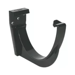 FloPlast Half Round Fascia Bracket Black 115mm 10 Pack