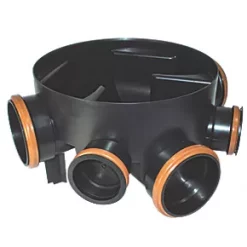 FloPlast Push-Fit 5-Inlet Adjustable Chamber Base 450mm