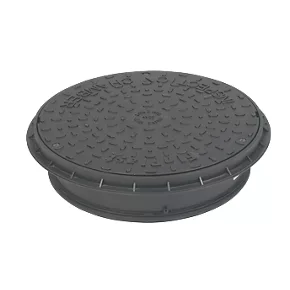 FloPlast Push-Fit Round Restricted Access Chamber Lid 450mm
