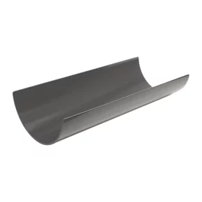 FloPlast RG3AG Half Round Gutter Anthracite Grey 112mm x 3m 6 Pack