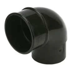 FloPlast 92.5° Round Offset Bend Black 68mm