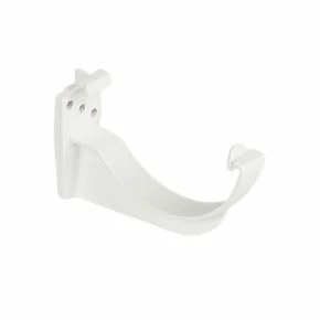 FloPlast Half Round Fascia Brackets White 112mm 10 Pack