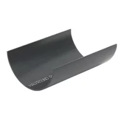 FloPlast Half Round Gutter Black 112mm x 3m 6 Pack