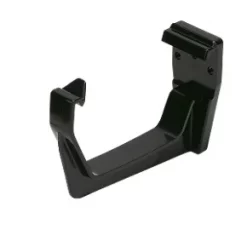 FloPlast Square Fascia Bracket Black 114mm 10 Pack