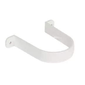 FloPlast Round Downpipe Clips White 68mm 10 Pack