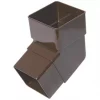 FloPlast 112.5° Square Offset Bend Brown 65mm