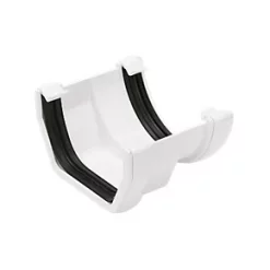 FloPlast Gutter Adaptor Square to Round Gutter Adaptor White 112-114mm