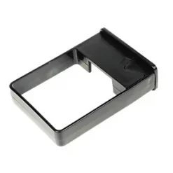 FloPlast Square Line Square Easyfit Clip Black 65mm 10 Pack