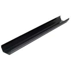 FloPlast Square Gutter Black 114mm x 3m 6 Pack