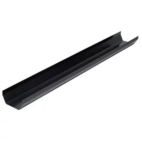 FloPlast Square Gutter Black 114mm x 3m 6 Pack