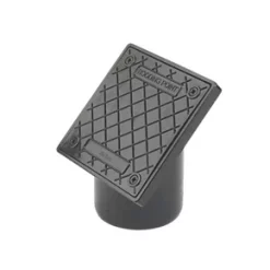 FloPlast Push-Fit Plain-End 45° Square Rodding Point (Spigot) 110mm