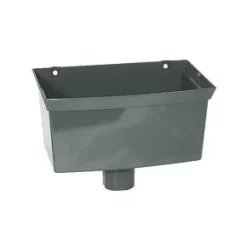 FloPlast Gutter Hopper 65-68mm Anthracite Grey